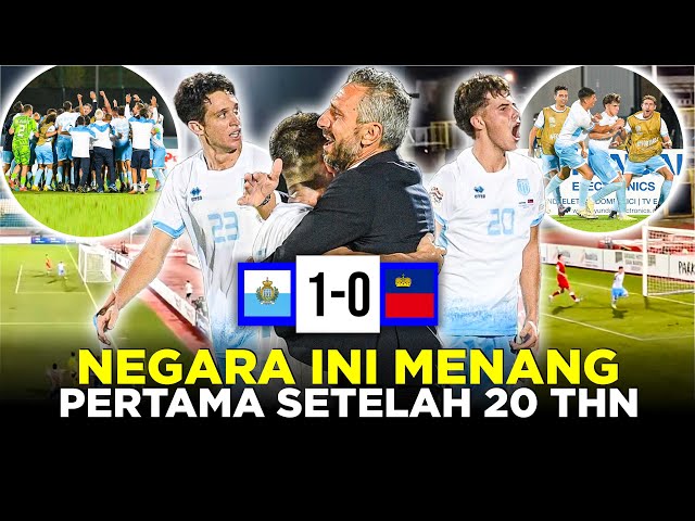 Sejarah Tercipta! San Marino Akhirnya Menang Setelah 20 Tahun