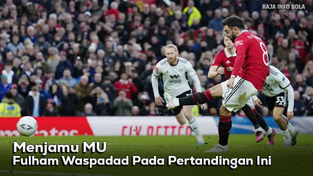 Menjamu MU, Fulham Waspadad Pada Pertandingan Ini