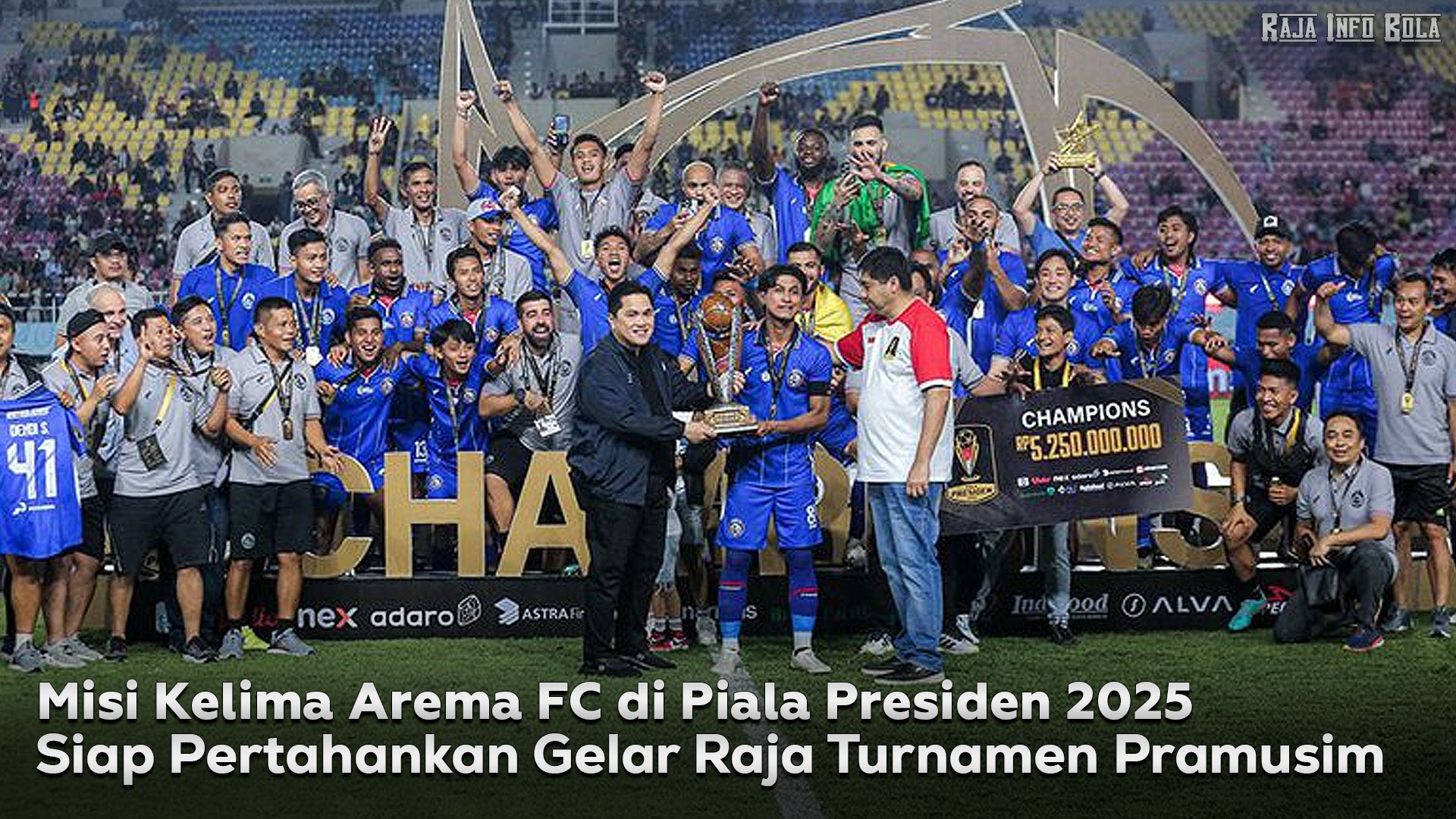 Misi Kelima Arema FC di Piala Presiden 2025: Siap Pertahankan Gelar Raja Turnamen Pramusim