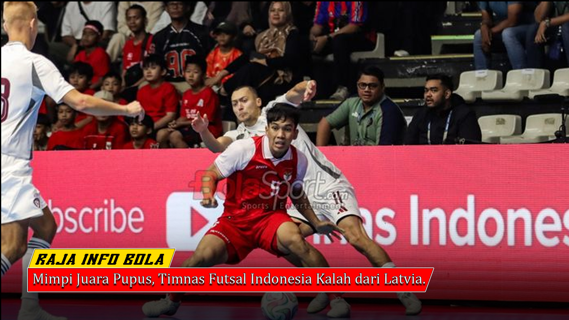 Mimpi Juara Pupus, Timnas Futsal Indonesia Kalah dari Latvia