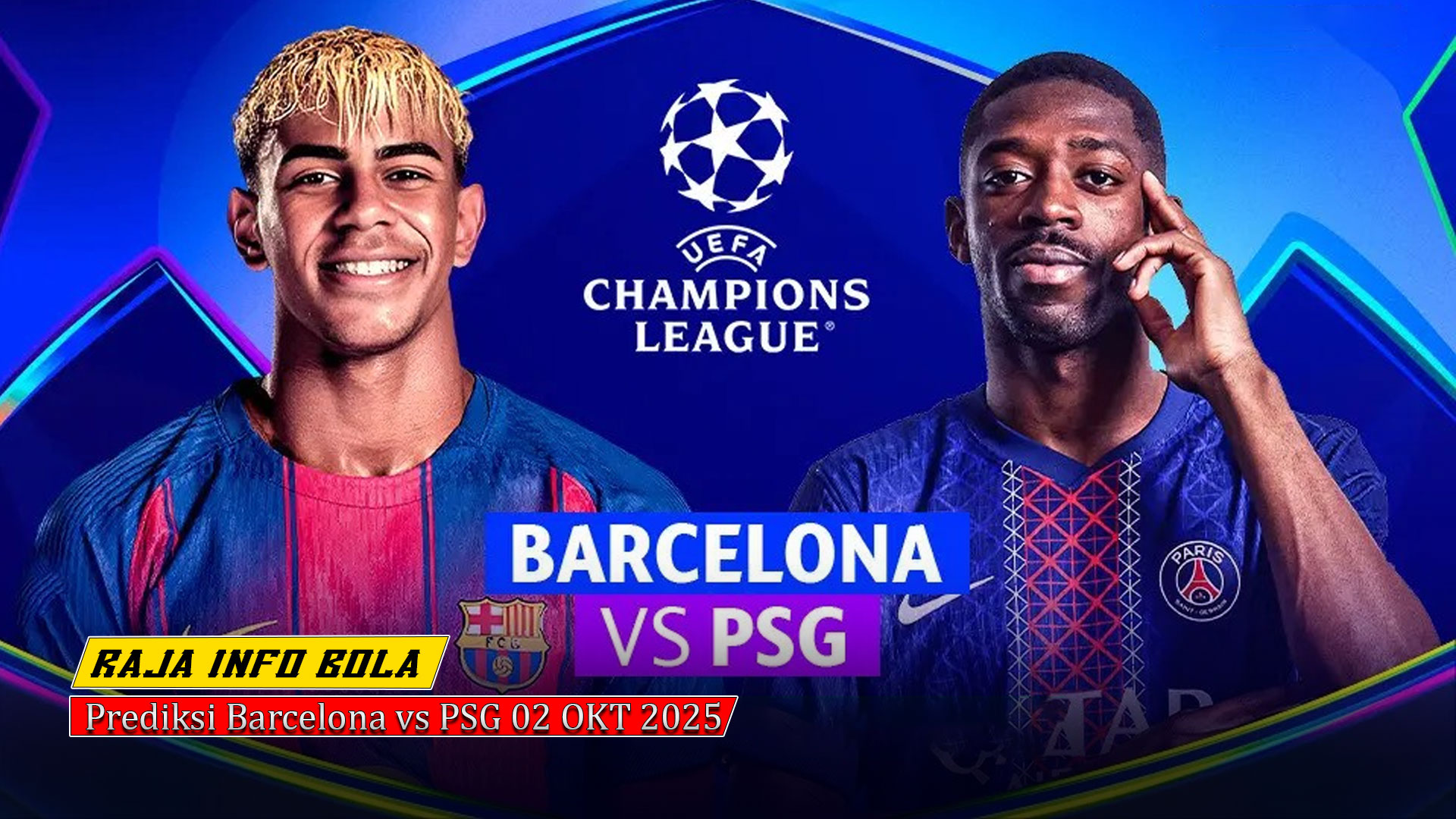 Prediksi Barcelona vs PSG 02 OKT 2025