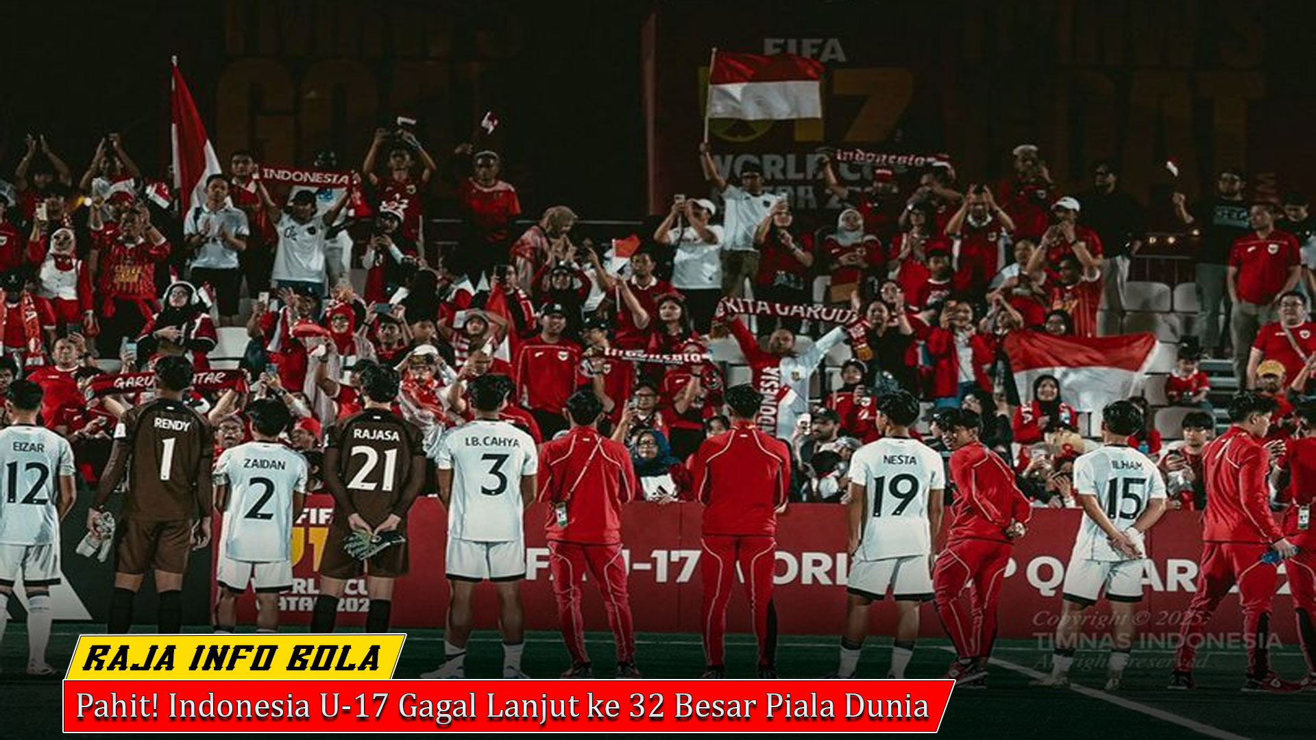 Pahit! Indonesia U-17 Gagal Lanjut ke 32 Besar Piala Dunia