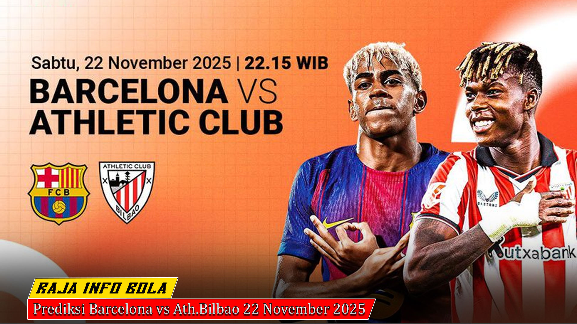 Prediksi Barcelona vs Ath.Bilbao 22 November 2025