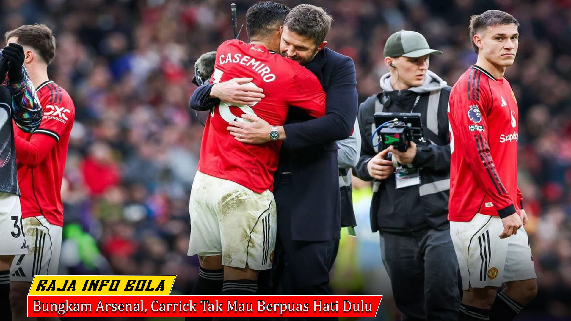 Bungkam Arsenal, Carrick Tak Mau Berpuas Hati Dulu