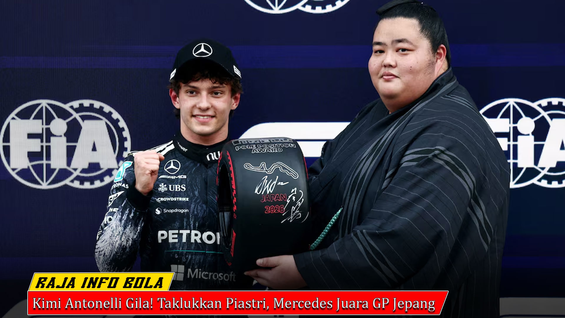Kimi Antonelli Gila! Taklukkan Piastri, Mercedes Juara GP Jepang
