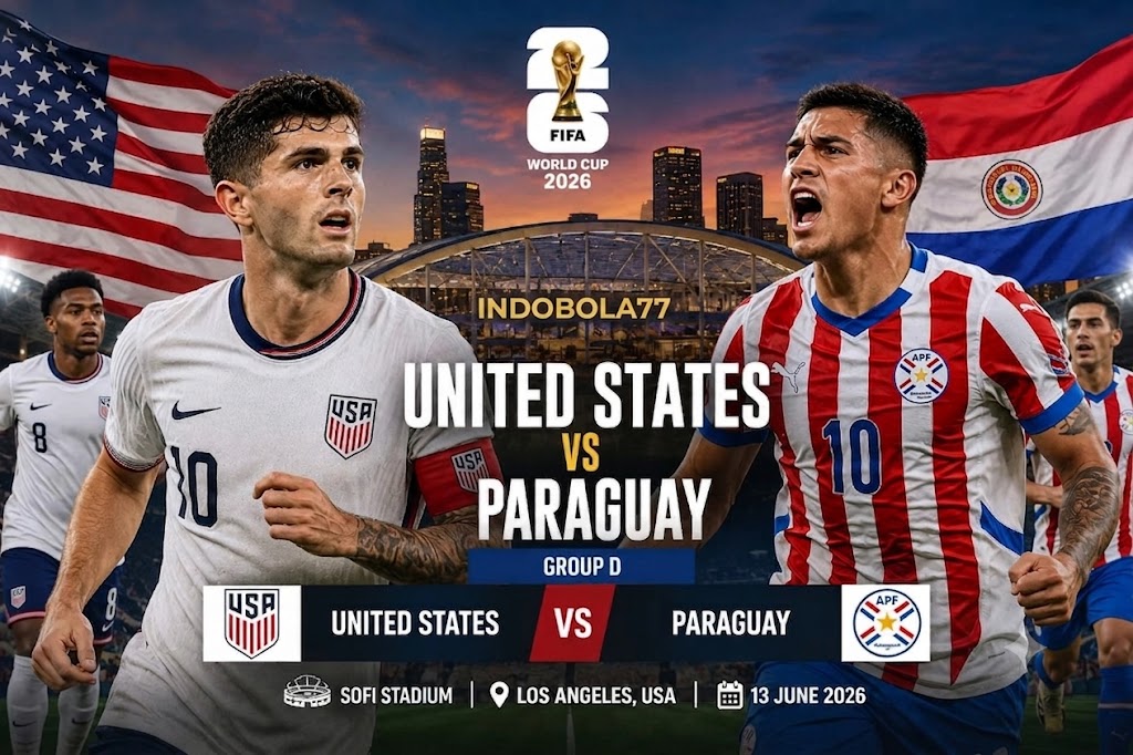 Prediksi Piala Dunia Amerika Serikat vs Paraguay Nanti Malam